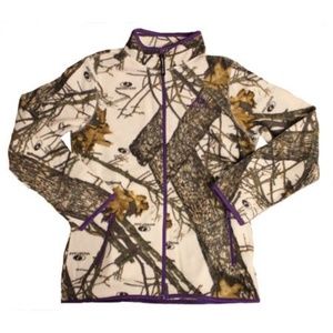 MOVING SALE Mossy Oak Full Zip Fleece Camo Jacket